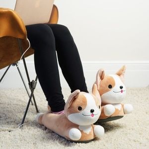 Smoko Corgi USB Heated Slippers